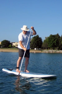 Paddleboard in Grand Traverse Bay